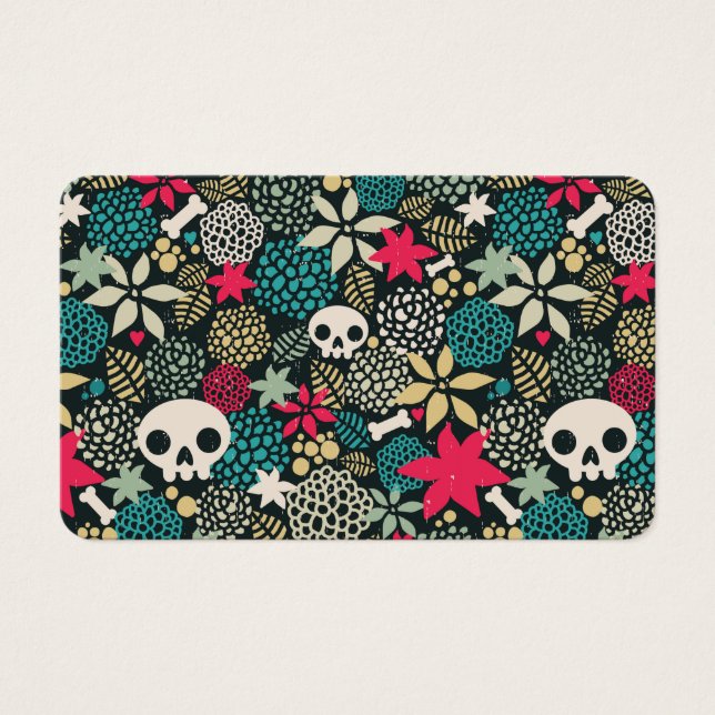 Cráneo de flores (Anverso)