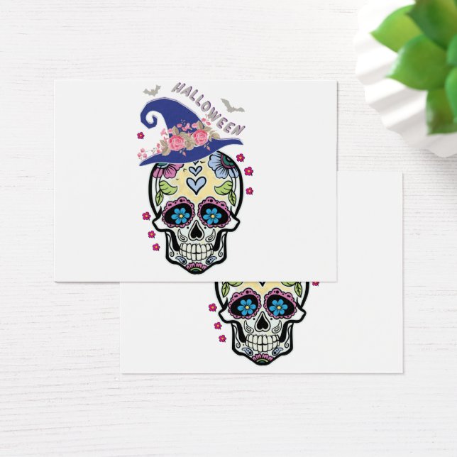Cráneo de flores de Halloween (Escritorio)