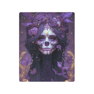Cráneo de gótico Mujer arte de fantasía oscuro