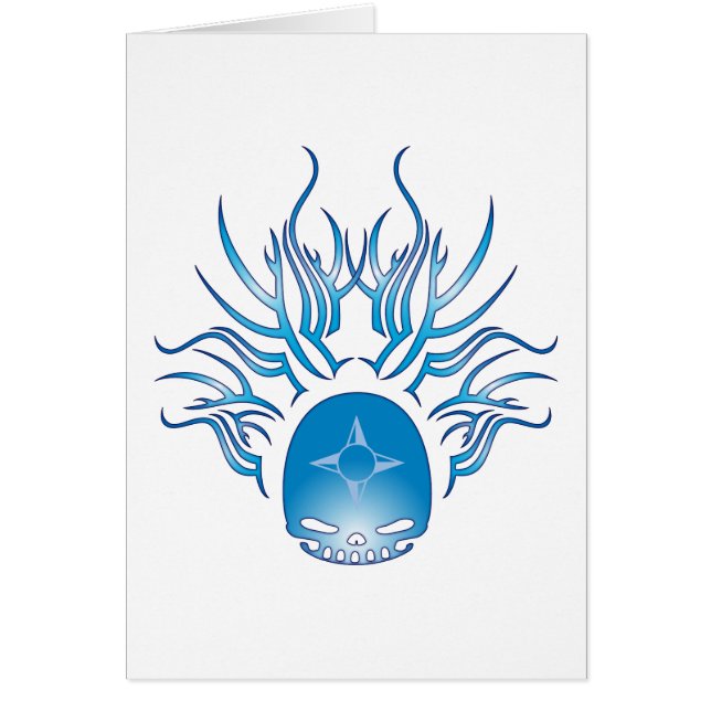 Cráneo de la geografía (Frente)