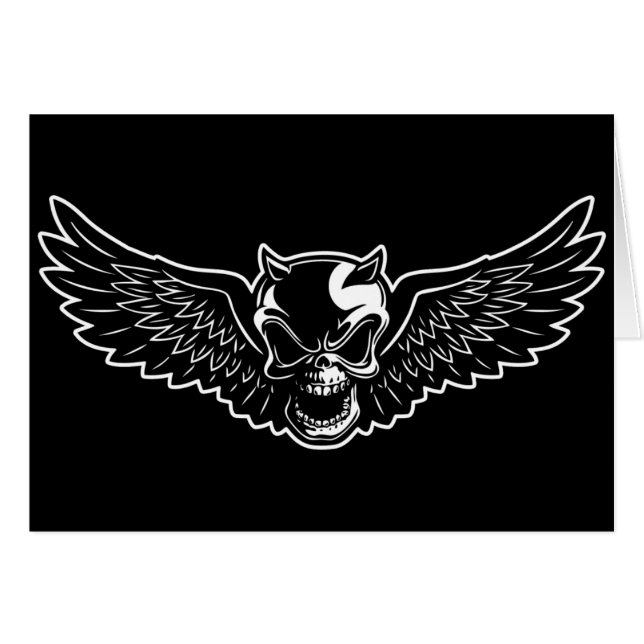 Cráneo de la muerte negra (Anverso (Horizontal))