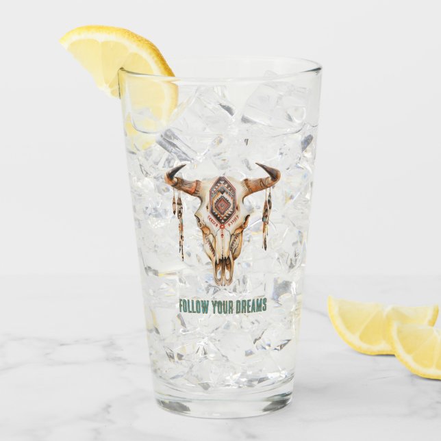 Cráneo de trompetas tribales nativas (Anverso (hielo))