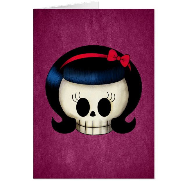 Cráneo del chica del Rockabilly (Frente)
