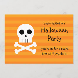 Cráneo del pirata de las invitaciones del fiesta