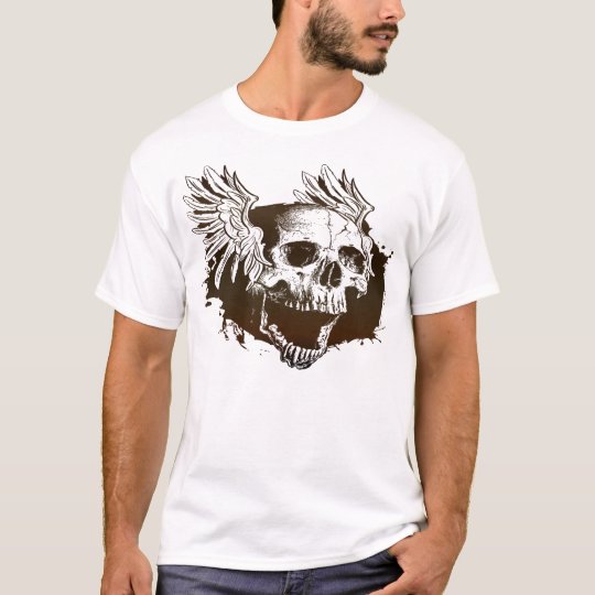 Cráneo del vuelo camiseta
