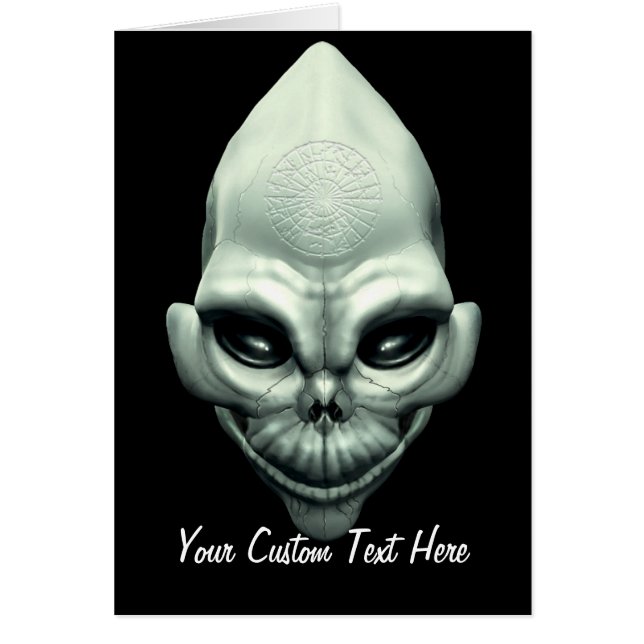 Cráneo extraterrestre extranjero marciano del (Frente)