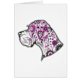 Cráneo great dane del azúcar