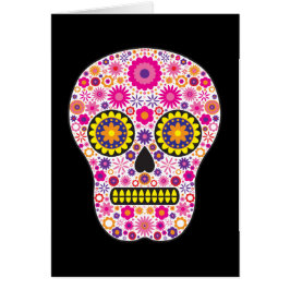 Cráneo mexicano rosado del azúcar