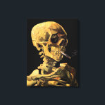 Cráneo Van Gogh Con Cigarrillo Quemado Gran Lienzo<br><div class="desc">Vicente Van Gogh Skull Con Cigarrillo Quemado Poster De Láminas Extra Grande. Esta pintura de óleo sobre lienzo de 1885 a 1886 fue pintada mientras que Van Gogh era estudiante de la Académie Royale Des Beaux-Arts en Amberes, Bélgica y demuestra su extraordinaria habilidad con la luz y la sombra y...</div>