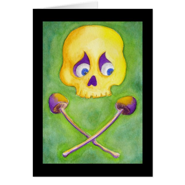 Cráneo y setas (Frente)