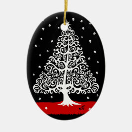 Cráneos para el ornamento del navidad