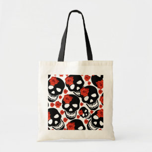 Cráneos y la bolsa de asas de los rosas