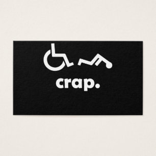 Crap Handicap Funny Wheel Tee Discapacitado Rude O