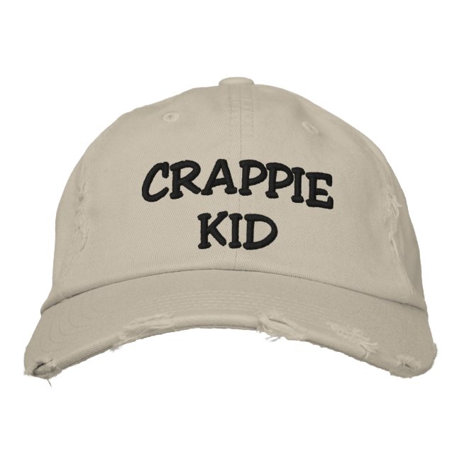 CRAPPIE KID - GORRA BORROIDADO (Y PERSONALIZABLE) (Anverso)