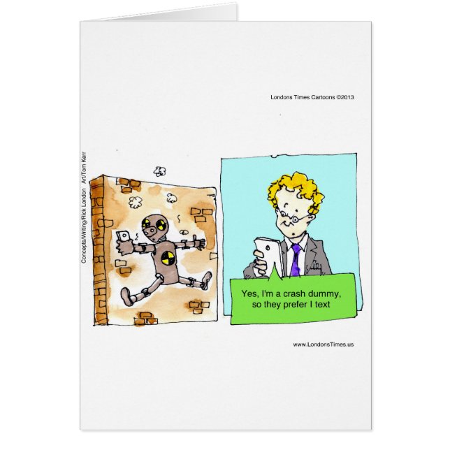 Crash Text Dummy Funny (Frente)