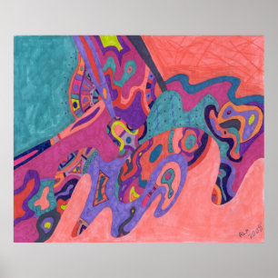 Crashers lunares, arte abstracto
