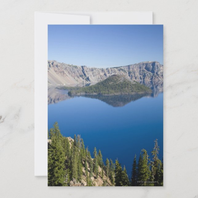 Crater Lake and Wizard Island (Anverso)