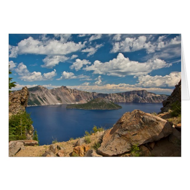 Crater Lake and Wizard Island, Crater Lake (Anverso (Horizontal))