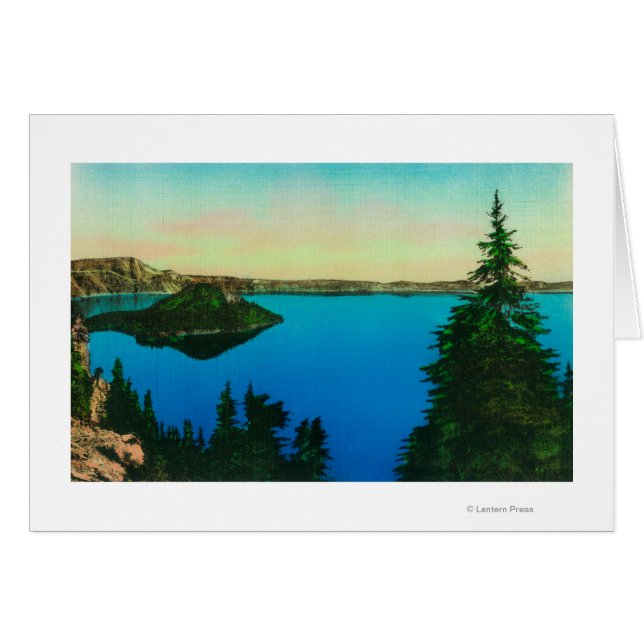 Crater Lake and Wizard Island View (Anverso (Horizontal))