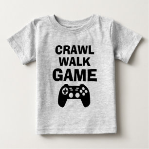 CRAWL WALK GAME divertido juego cita camisetas beb