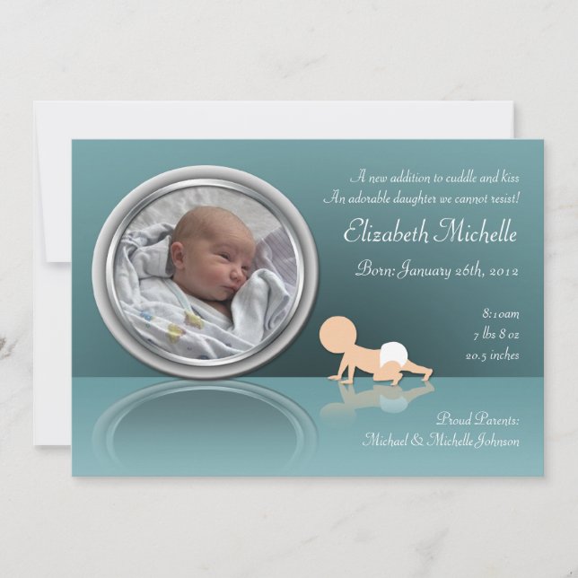 Crawling Baby Reflection Birings Anuncios (Anverso)
