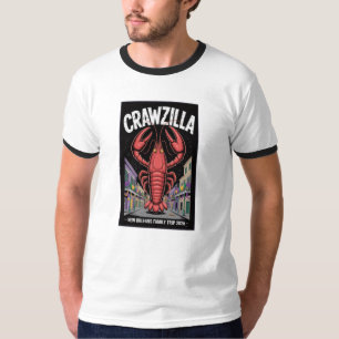 Crawzilla Nueva Orleans Camiseta de Grupo para Via