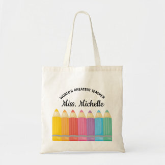 Crayones de arcoiris Bolsa de los mejores maestros