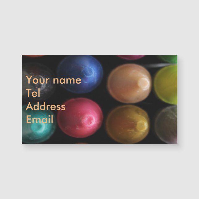 Crayones de colores (Anverso)