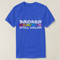 Crayones rotos aún color camiseta
