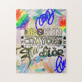 Crayones rotos aún color Rompecabezas