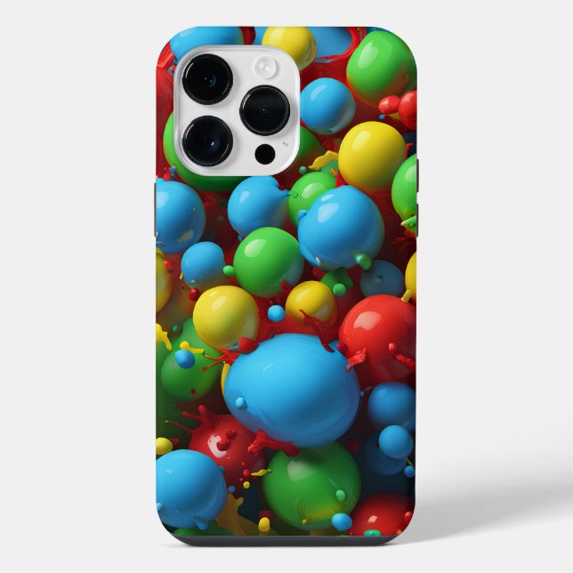 Crazy Balls - Funda para iPhone 14 Pro Max (Reverso )