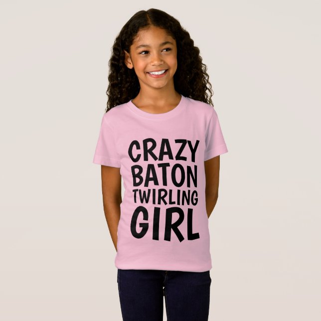 CRAZY BATON TIRLING camisetas CHICAS, niños (Anverso completo)