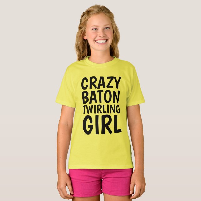 CRAZY BATON TWIRLING camisetas CHICAS (Anverso completo)