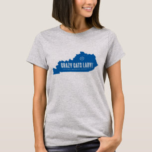 Crazy Cats Lady camiseta