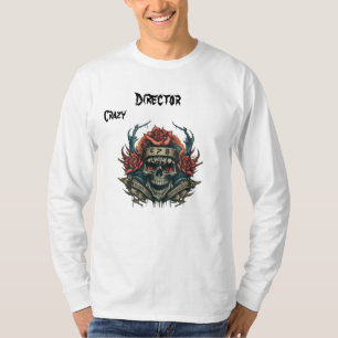 Crazy Director Gráfica Camiseta - Desata Tu Crea