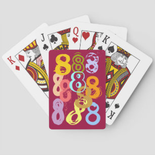 Crazy Eights Ocho cartas de juego divertidas