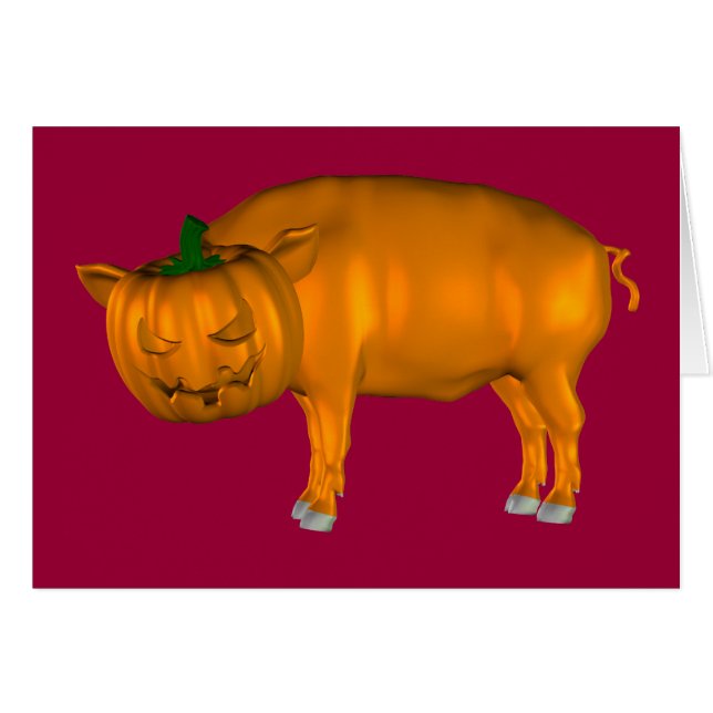 Crazy Halloween Pig (Anverso (Horizontal))
