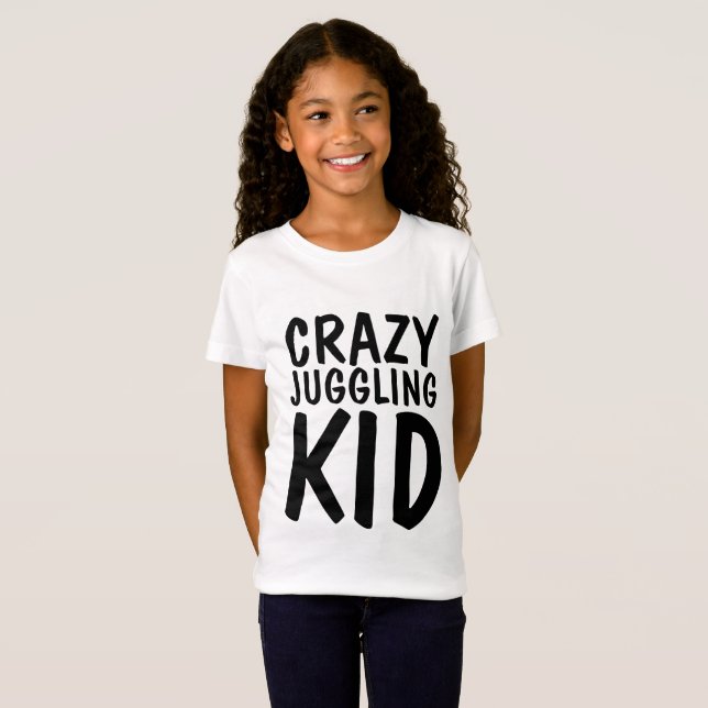 CRAZY JUGGLING Camisetas para niños, Juggler (Anverso completo)