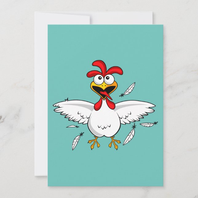 Crazy Personalizado Chicken Wing Fling (Anverso)