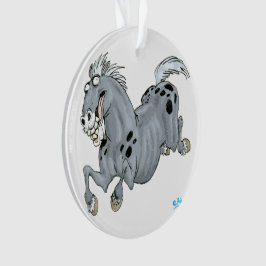 Crazy Personalizado Horse Ornamento acrílico