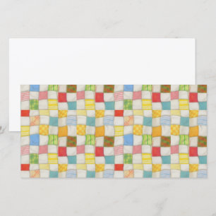 CRAZY QUILE 8x4 Tarjeta plana / Horizontal