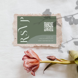 Crazy Right Now código QR tarjetas RSVP