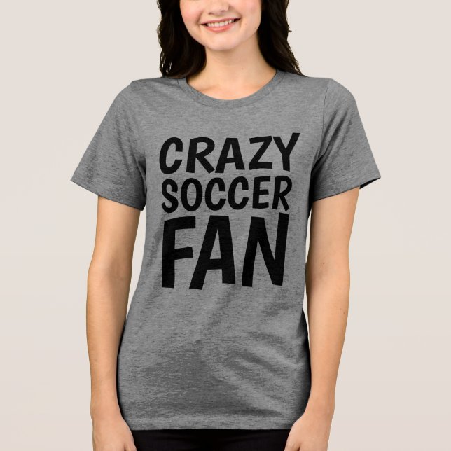 CRAZY SOCCER VENTILADOR camisetas (Anverso)