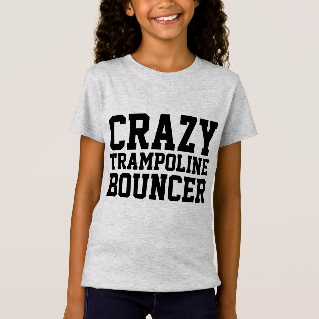 CRAZY TRAMPOLINE BOUNCER Camisetas para niños (Anverso)