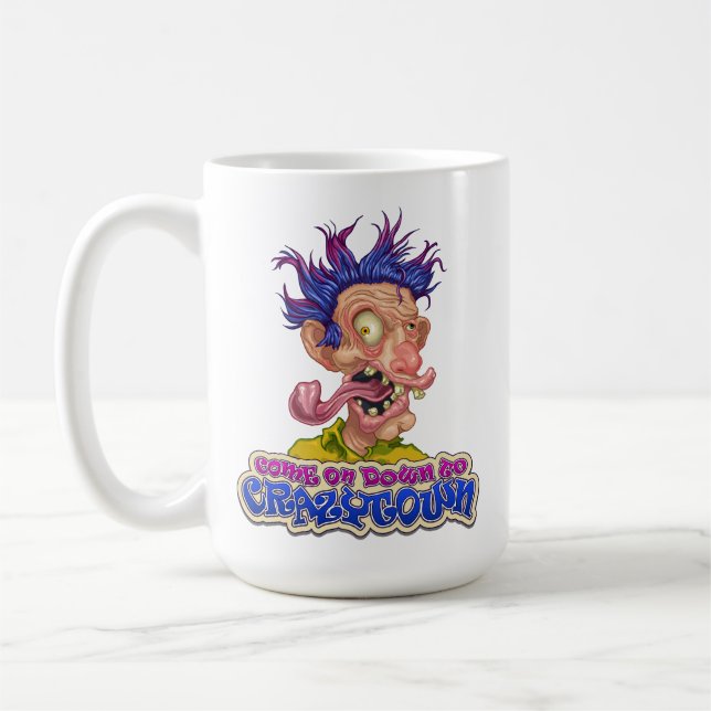 Crazytown 15 oz. Jarra (Izquierda)