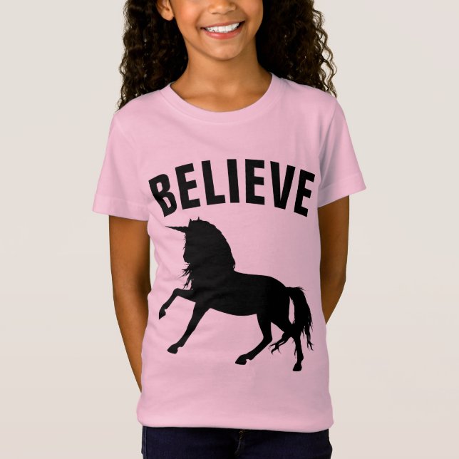 CREA Camisetas de Chicas UNICORN (Anverso)