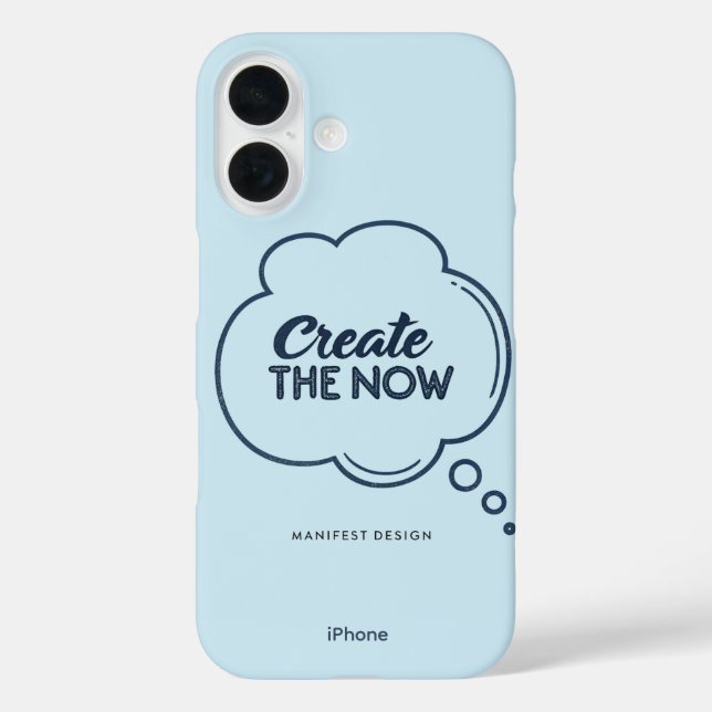 Crea el Ahora - Funda para iPhone 16 (Reverso )