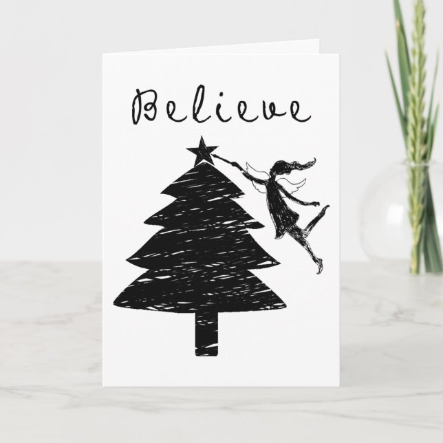Crea el navidad de la hada del arte (Anverso)