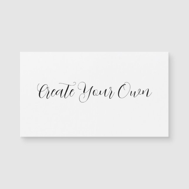 Crea el tuyo propio (Anverso)