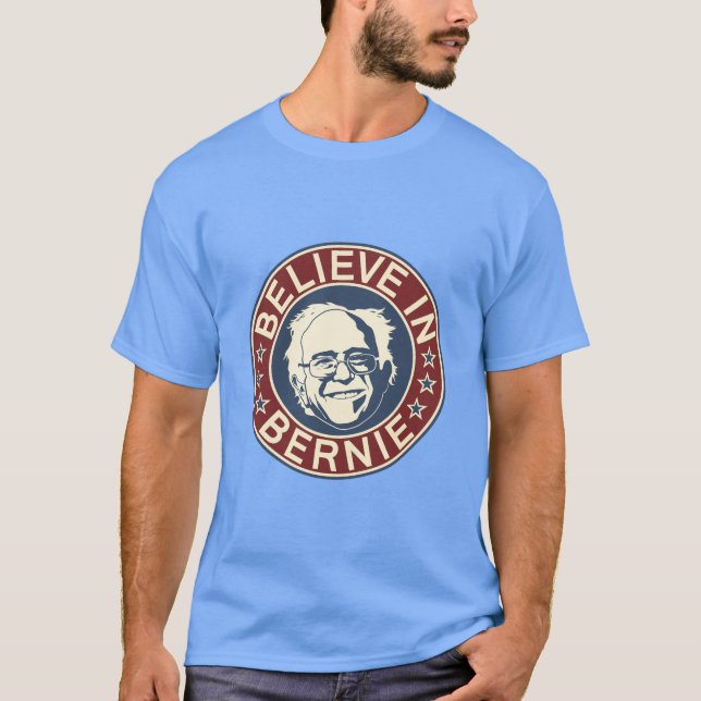 Crea en la camiseta de Bernie (azul) (Anverso)